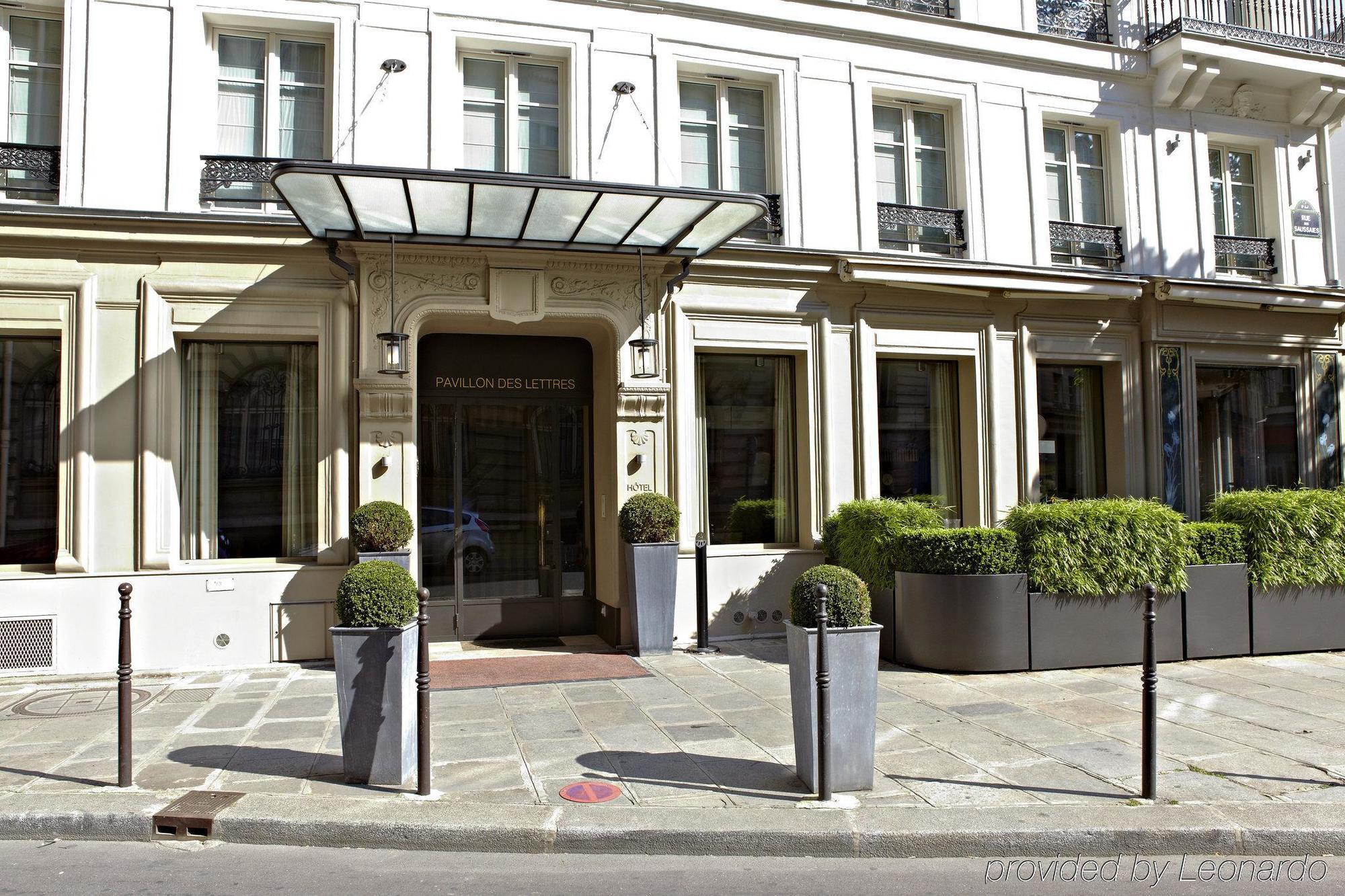 Hotel Le Pavillon Des Lettres París Exterior foto